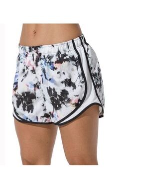 Nike Tempo Floral Running Shorts - Watercolor Pattern and Black Trim Women’s XS